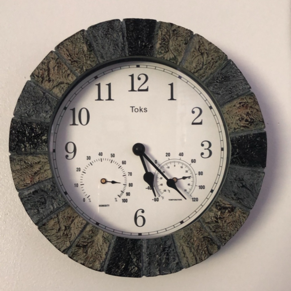 Lily's Home Slate Hanging Wall Clock - Picture 9 of 16